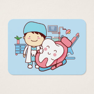 Animated dentist with tooth