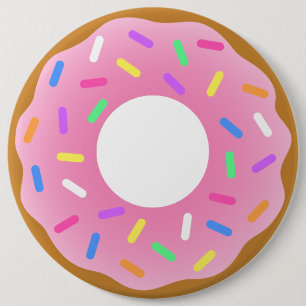 Animated Doughnuts 6 Cm Round Badge