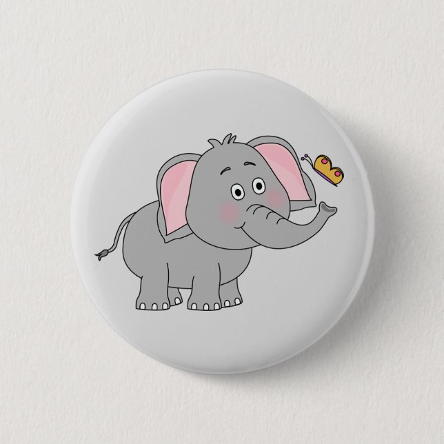 Animated Elephant Button (Front)