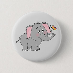 Animated Elephant Button