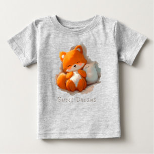 Animated Fox Baby T-Shirt