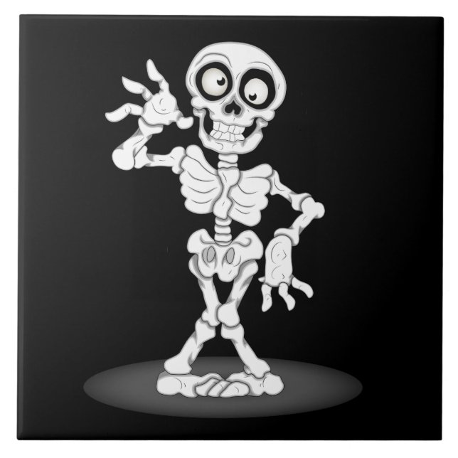 Animated Halloween Skeleton Tile (Front)