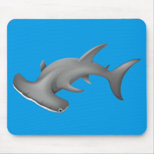 Animated Hammerhead Shark Mouse Mat