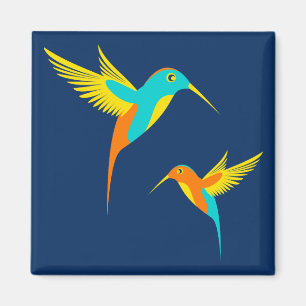 Animated Hummingbirds Magnet