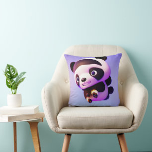 Animated Jumping Panda,  Cushion