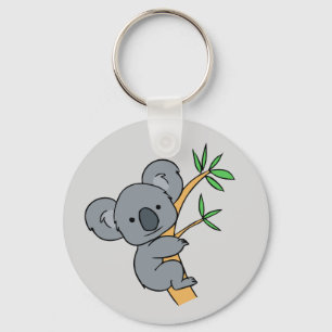 Animated Koala Bear Keychain