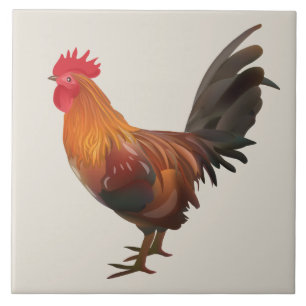 Animated Rooster Tile