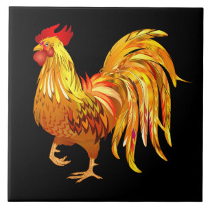 Animated Rooster Tile