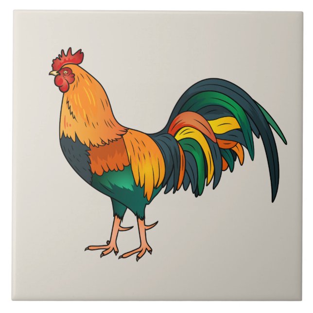 Animated Rooster Tile (Front)