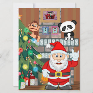 Animated Santa Claus Holiday Card