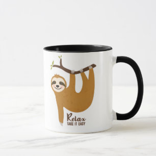 Animated Sloth Background  Mug