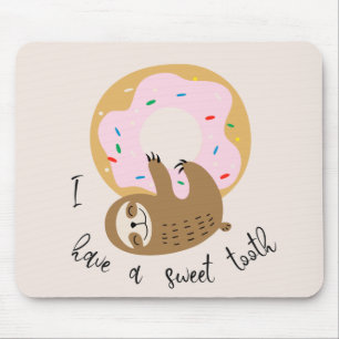 Animated Sloth Mouse Mat