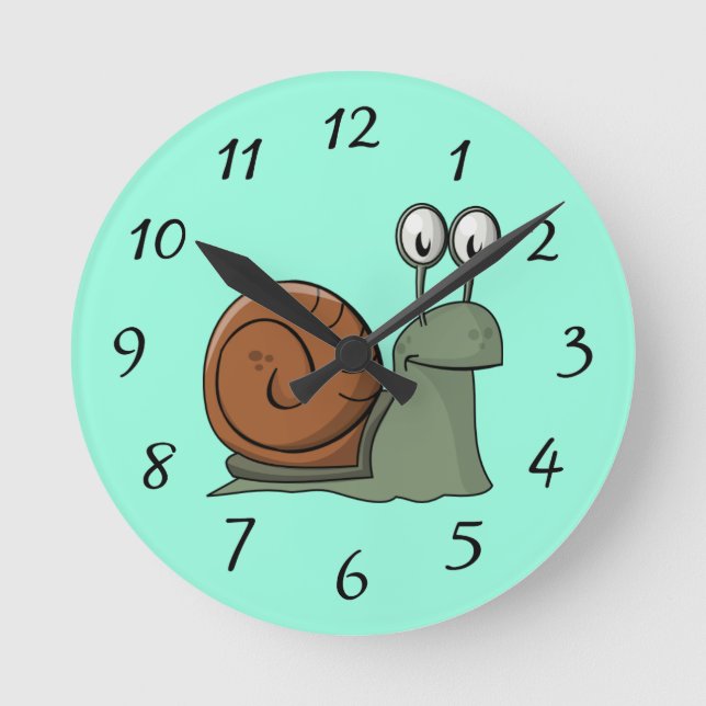 Animated Snail Clock (Front)