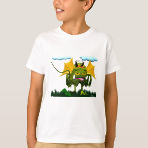 Animated Swamp Monster Character T-Shirt