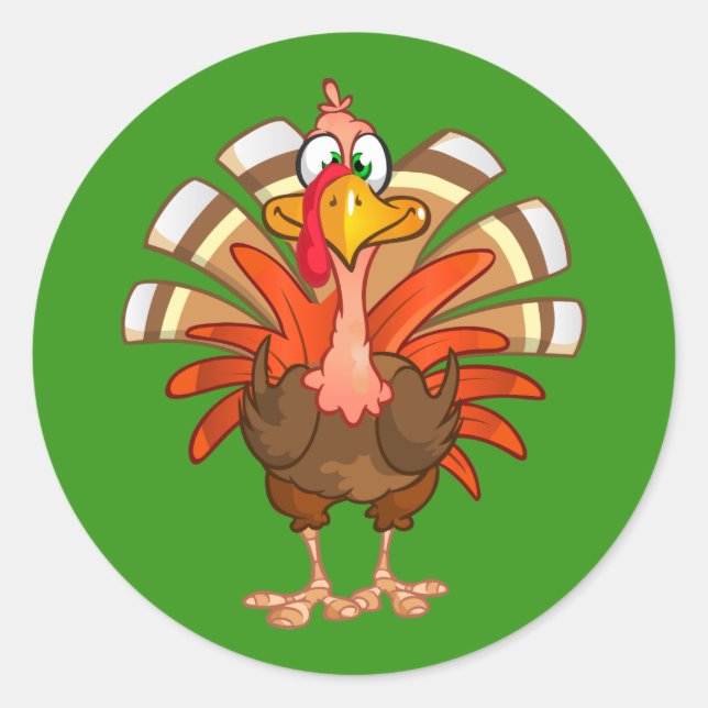 Animated Turkey Stickers (Front)