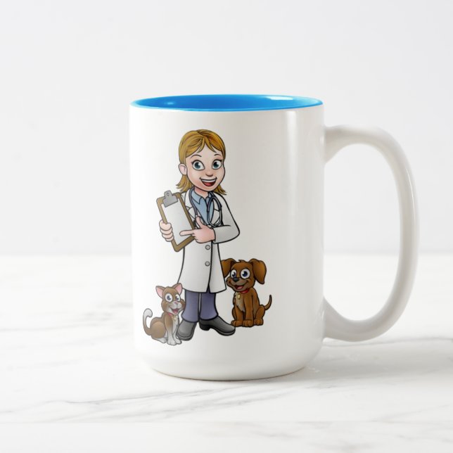 Animated Veterinarian Mug (Right)