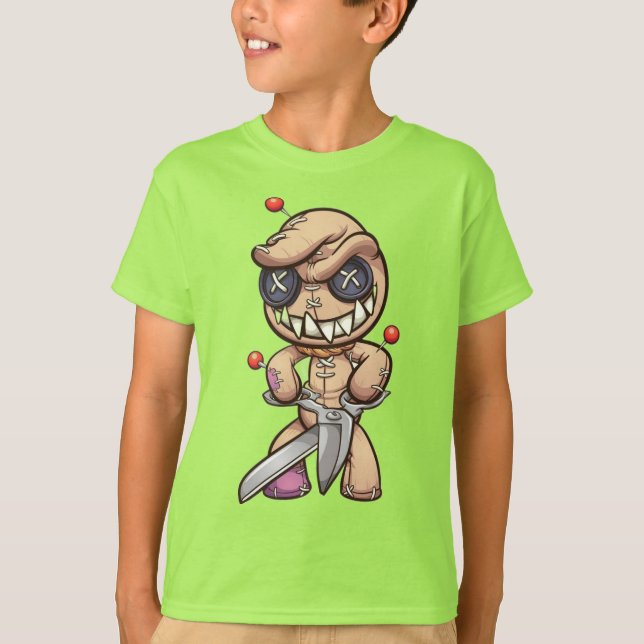 Animated Voodoo Doll T-Shirt (Front)