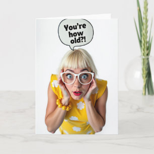 Animated Woman Birthday Card