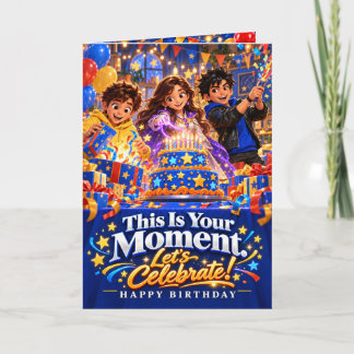 AnimatedLabbs Birthday Party Celebration Card