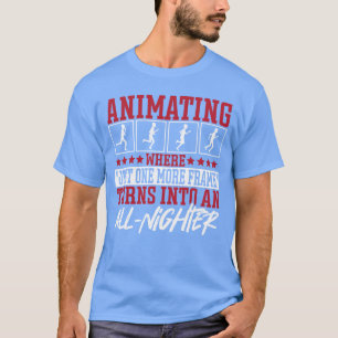Animation Cartoon Artist 3D Modeling 3D Animation T-Shirt