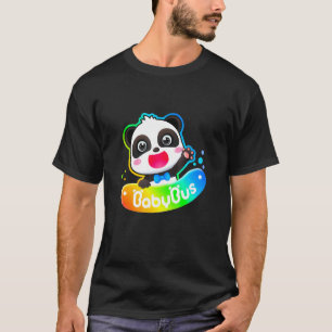 Animation Cute Panda Bear Dancing Music Kids T-Shirt
