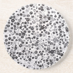 Animation Pattern Sandstone Coaster