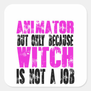 Animator Witch Square Sticker