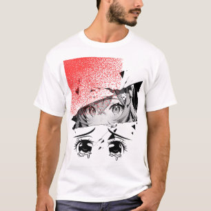 Anime Aesthetic – Cute Red Eyes Shades Tee