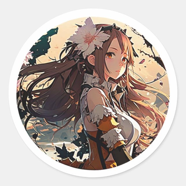 Anime Akira Art Stiker Classic Round Sticker (Front)