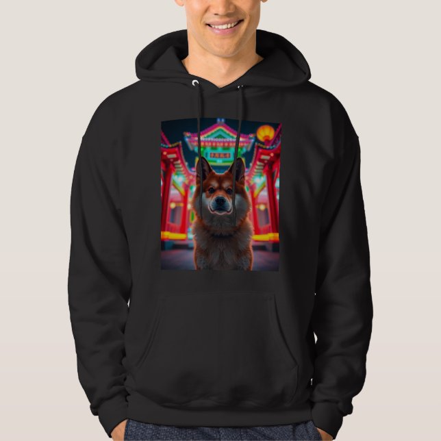 Anime Akita Hoodie (Front)