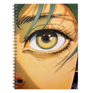 anime ambiverted female spiral notebook
