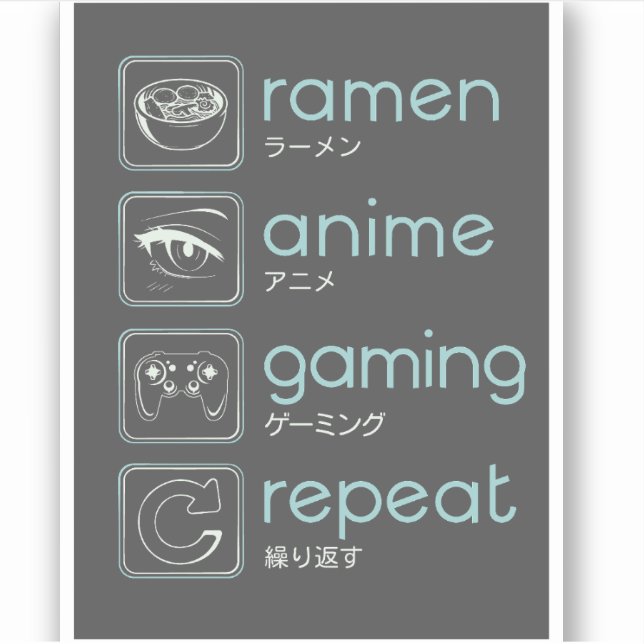 ANIME AND GAMING ROUTINE  (Front)