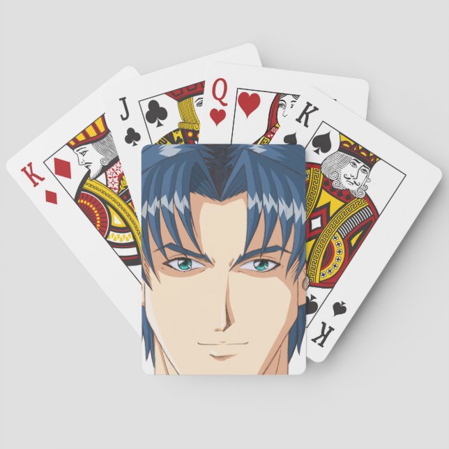 Anime and Manga Faces Playing Cards (Back)