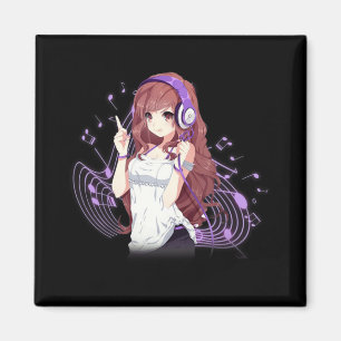 Anime and Music Merch Kawaii Manga Otaku for Teens Magnet