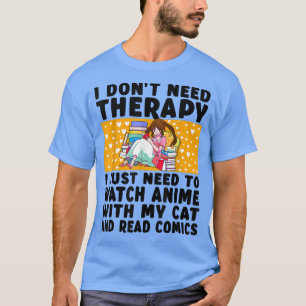 Anime Art for Teen Girls Women Merch Comic Books C T-Shirt