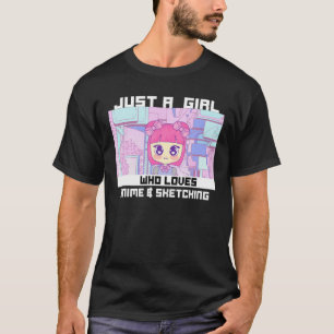 Anime Art For Women Teen Girls Men Anime Merch Ani T-Shirt