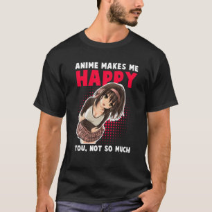 Anime Art For Women Teen Girls Men Anime Merch Ani T-Shirt