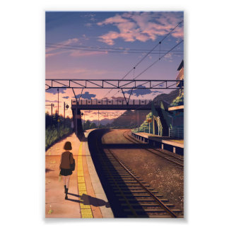 Anime art postcard photo print