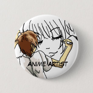 Anime Artist 6 Cm Round Badge