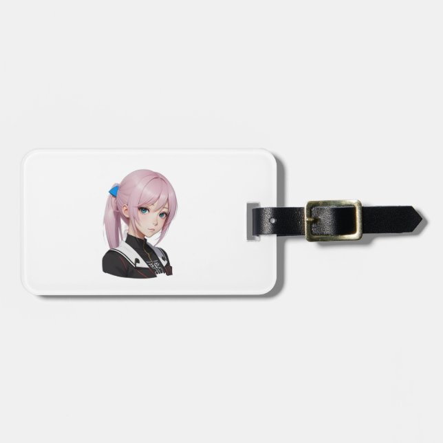 Anime Aura Luggage Tag (Front Horizontal)