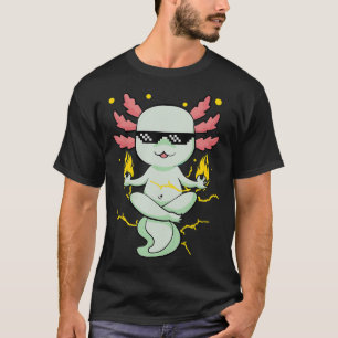 Anime Axolotl Waifu Who Love Anime Ramen And Sketc T-Shirt