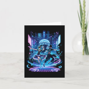 Anime Ballroom Dancer Dancing Japanese Otaku Cyber Card