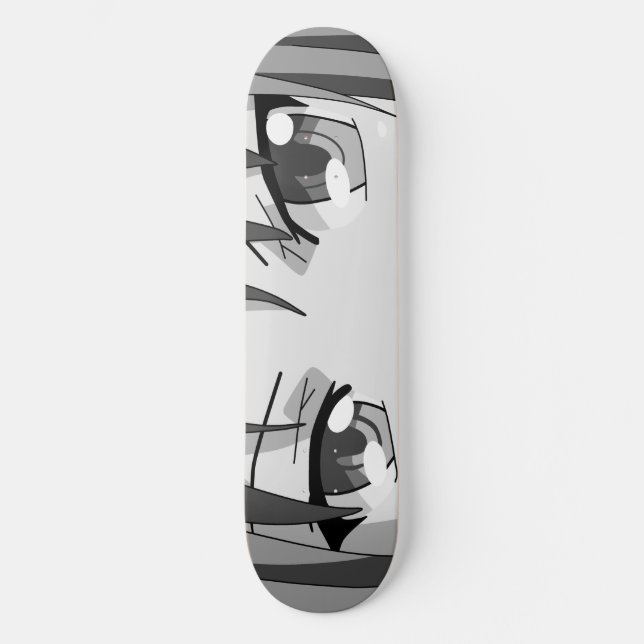Anime Big Eyes Skateboard Deck (Front)