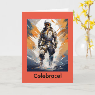 Anime Birthday Card, 5" x 7" Folded Birthday Card