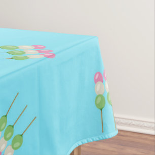 Anime Blue Pastel Dango Tablecloth