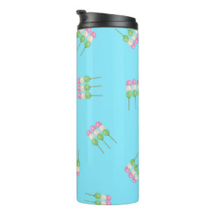 Anime Blue Pastel Dango Thermal Tumbler