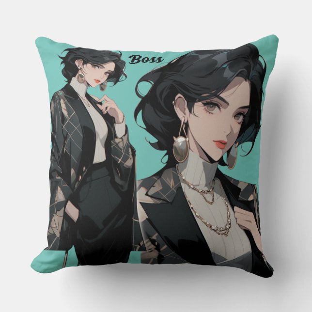 Anime Boss  Cushion (Front)