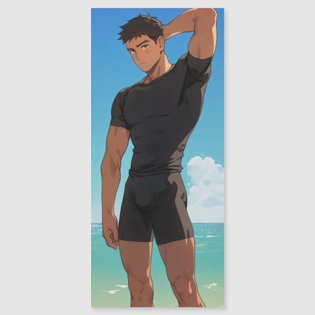 Anime Boy on Beach (Front)