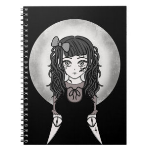 Anime Broken Doll Gothic Notebook