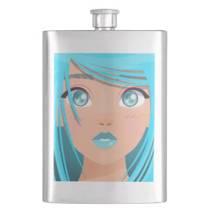 ANIME CARTOON GIRL HIP FLASK